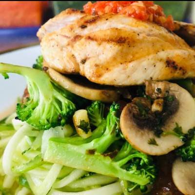 Pasta de Zucchini (keto)