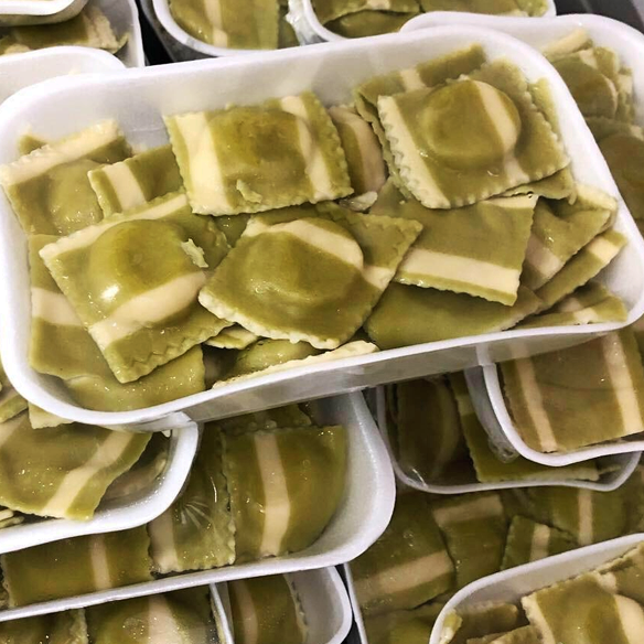 Ravioli de alcachofra e mozzarella 500g
