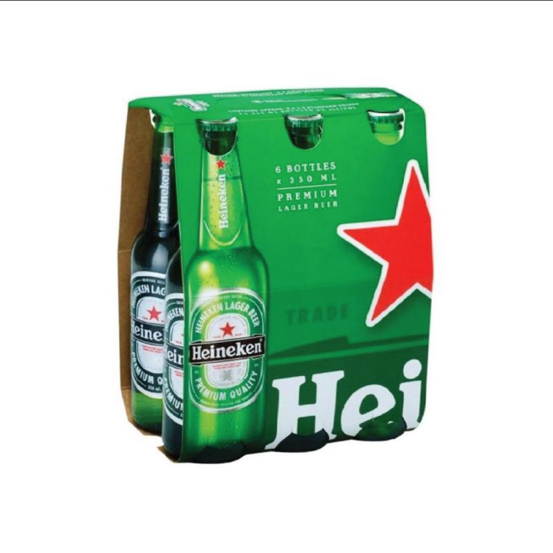 6 Heineken Long Neck 330ml