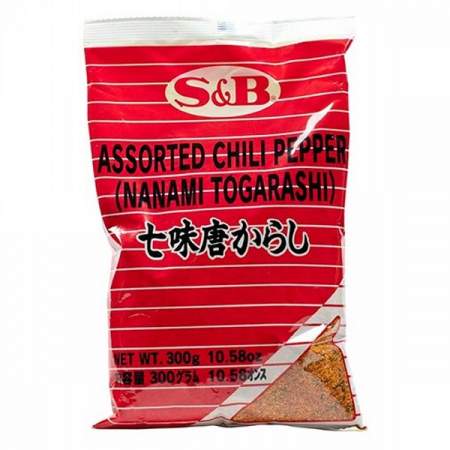 S&B SHICHIMI TOGARASHI 10.5 OZ. 300 GR