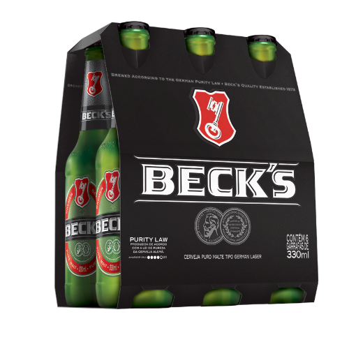 6 Beck's Long Neck 330ml