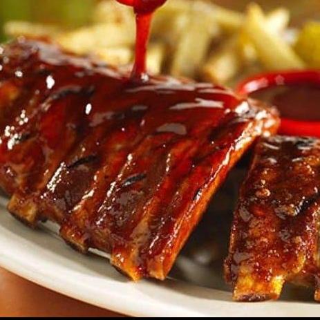 Costela de Porco ao Molho Barbecue (1 pessoa)