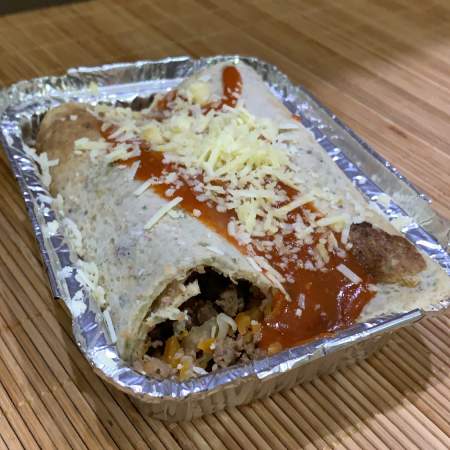 Panqueca fit de Carne