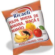 Polpa Mista - banana, maça e mamão