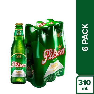 Cerveza Pilsen Botella 6Pack 310ml