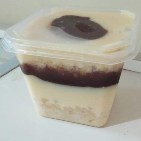 Bolo no pote Ninho com Nutella