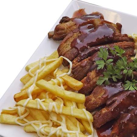 Costelinha à Barecue (P)