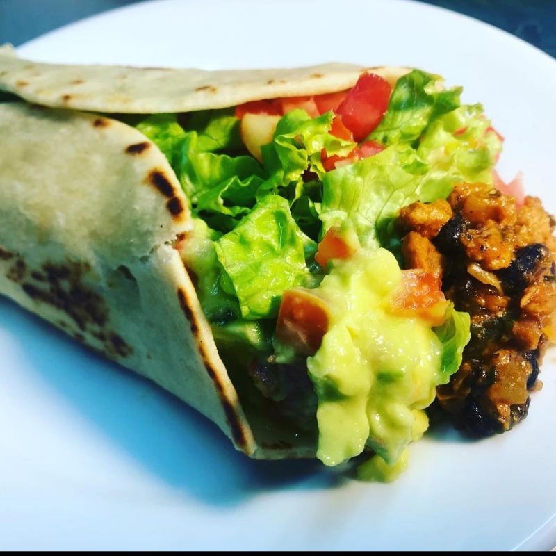 Burrito vegetariano