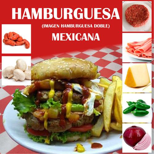 Mexicana con papas a la fancesa.
