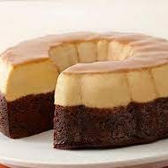 Chocoflan por rebanada