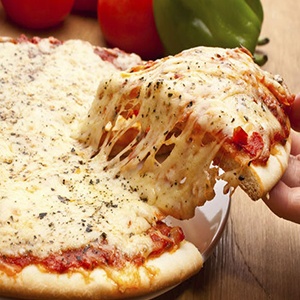 PIZZA MEDIANA CON EXTRA QUESO