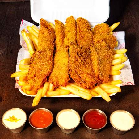 PAPAS CON PESCADO GRANDE