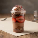 Copo Kit Kat com Morango