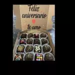 Brownie y trufas