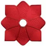 PRATO 28CM ZENITH FLUSH VERMELHO