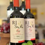 Vinho Syrah meio seco 750ml rio sol