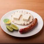 CHORIZO LLANERO CON AREPA