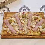 Media Palmitos con Jamon A La Piedra