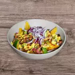 Nachos con carne de cerdo