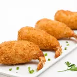 CAMARÃO REAL COM CATUPIRY FRITO