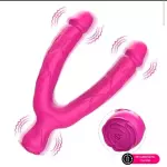 Vibrador duplo em formato U
