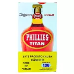 Charuto Phillies Titan Conhaque