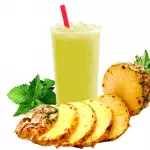 Suco de Abacaxi com Hortelã