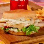 Xis frango com bacon