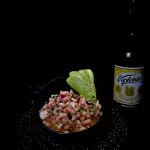 Ceviche de pescado orden grande.