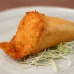 Temaki harumaki camarão