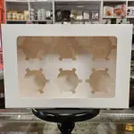 Caja Porta 6 Cupcake Blanca