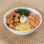 Poke camarão e salmão