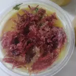CALDO DE MANDIOQUINHA COM CARNE SECA