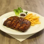 CHULETA DE CERDO EN SALSA BBQ 450 GRS