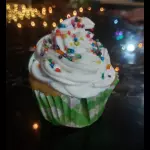 CUP CAKE VAINILLA Y  TURRON