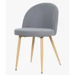 Silla Tapizada Sybil SM Gris oscuro