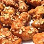 Castanha de caju caramelizada