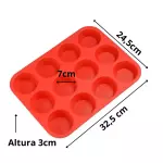 Molde para cupcakes de silicona