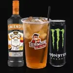 Vaso smirnoff c/ monster