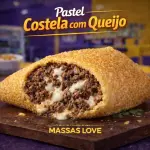 Pastel  de Costela com Queijo
