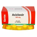 ACICLOVIR 200MG CAJA X10 tabletas