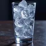 VASO CON HIELO