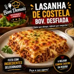 LASANHA DE COSTELA DESFIADA