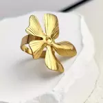 Anillo regulable Flor