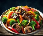 Carne con vegetales