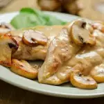 Pollo al champiñon