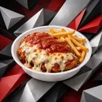 Parmegiana com batata frita