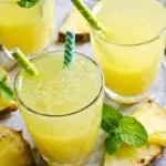 Suco Polpa de Abacaxi c/ Hortelã