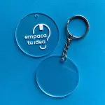 Acrilico para llavero 10und