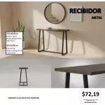 RECIBIDOR METAL